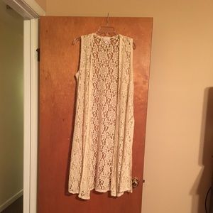 Lace Joy Duster/Vest